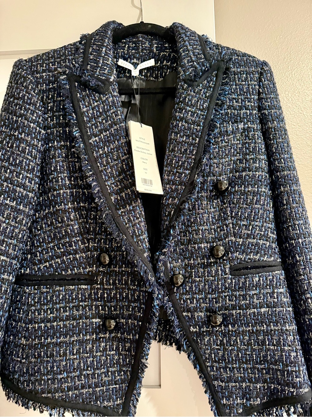 NWT Veronica Beard Cooke Dickie Blazer